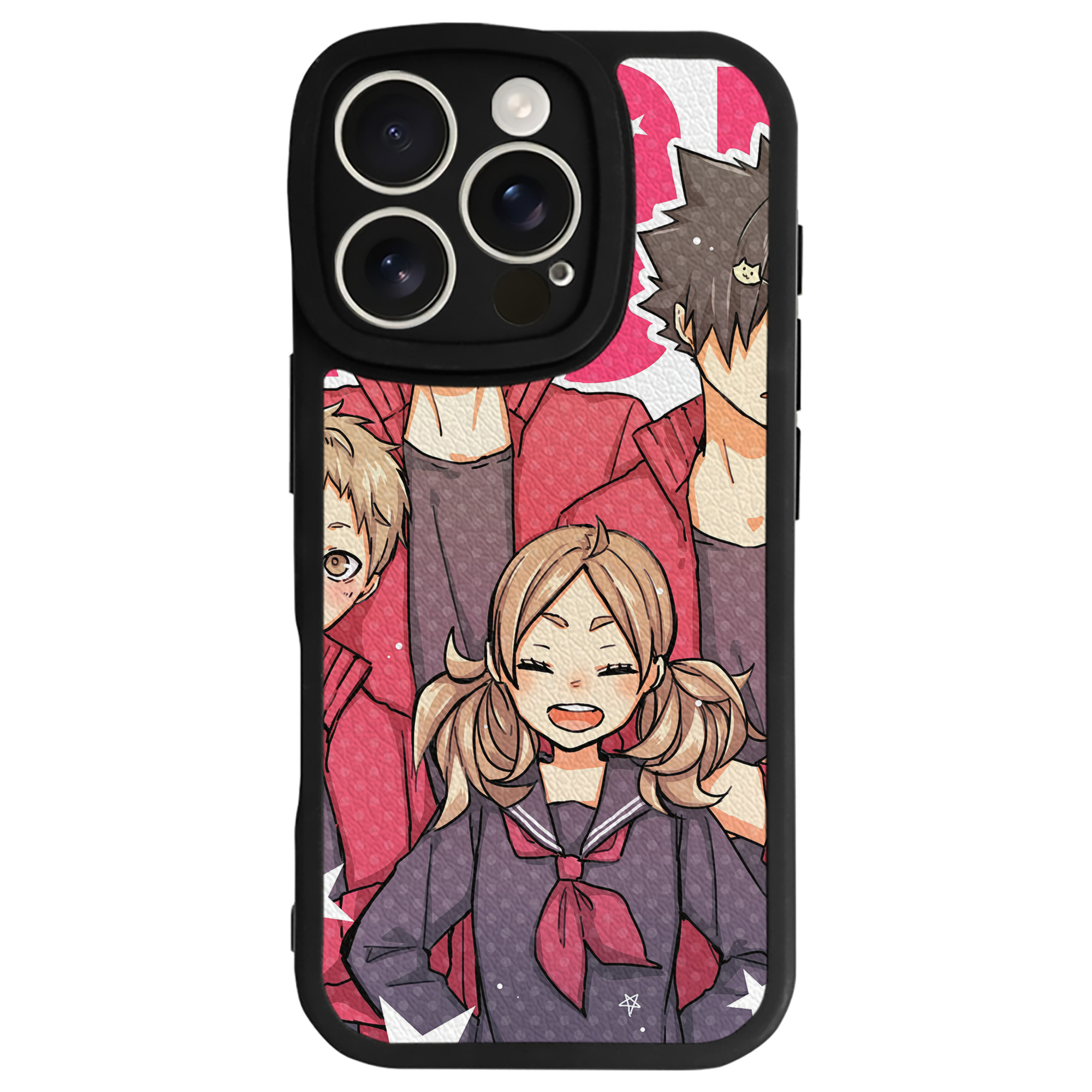 （画像用） ハイキュー!! Haikyu!! 【iPhone 16シリーズ対応】シリコンスマホケース（レザー調） 材質：シリコン